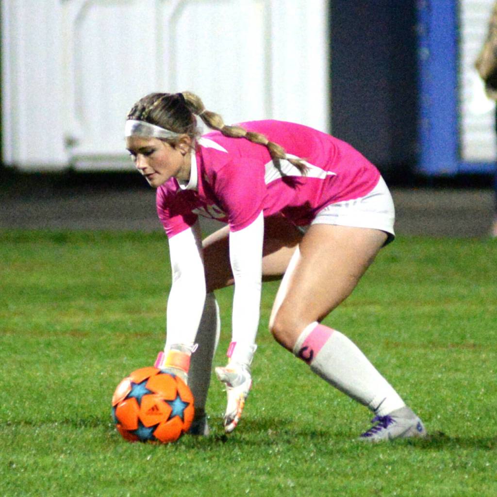 DAILY WORLD FILE PHOTO 1A Evergreen League Goalkeeper MVP Montesano senior Riley Timmons.