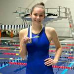 SUBMITTED PHOTO Aberdeen junior Mija Hood placed sixth in the 100-yard backstroke on Saturday at the 2A/1A State Championships at the King County Aquatic Center in Federal Way.