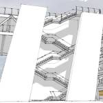 Rendering by Degenkolb and Rice Fergus Miller, Inc.
A rendering for the city of Westports recently-funded tsunami evacuation structure gives an idea of what the tower might look like.