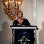 Photo: Brian Mittge / AWB
Kim Roberts of Westport Winery accepts the AWB Excellence in Family Owned Business Award at the 2023 AWB Evening of Excellence, held Thursday, Nov. 16 at the Fairmont Olympic Hotel in downtown Seattle. This award is given to a family-owned business that is setting the standard for excellence and success by growing the business while serving their communities and paying close attention to the personal touch in customer service. Westport Winery Garden Resort, Aberdeen, is owned and operated by the Roberts family, including Blain, Kim and daughter Carrie. The resort is also the home of Oceans Daughter Distillery, the Sea Glass Grill and the International Mermaid Museum. The business was named 2022 Washington Winery of the Year and has earned more than 700 medals in international wine competitions.