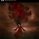 Jade Black
Jade Black isnt someone who just takes a selfie and posts it. Through a technical process she enhances the original photograph of herself and then brings out seriously dramatic elements to express herself. Head to Blacks Instagram @jade.black.artist to see her work. This work was from her time working at a senior living center. It felt like I was the only one fighting for decency, her Instagram post states about the piece.