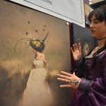 Matthew N. Wells / The Daily World
Jade Black, a self-portrait photographer, explains what goes into her art. This photo shows Black wearing part of a tree and a nest at Damon Point. I got this branch and I put it on my head, Black said. And then in Photoshop I went ahead and took the nest that I photographed and I put it on my head as well to make it look like Im sort of a tree with a nest on my head. Search online for www.jade-black.com to find more of Blacks work.