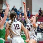 PHOTO BY FOREST WORGUM
Montesano's Jillie Dalan (24), seen here in a file photo, scored 27 points to lead the Bulldogs to a 54-33 win over Aberdeen in the title game of the Montesano Winter Classic on Friday in Montesano.