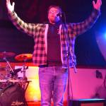 Justin Kautzman, who helps run The Loading Dock, introduced and hyped up each of the four musicians who played solo acts Monday evening. In addition to hosting Aberdeen musicians Ty Wulf and Hollow Hound, Kautzman was happy to welcome international artists, Englishman Tim Holehouse and Greg Rekus, of Winnipeg, Canada. While he had great things to say about all the artists, his comment on Rekus' performance stood out. "The energy that Greg brings to the stage as a single person is more than I've seen bands bring," Kautzman said. (Matthew N. Wells / The Dailiy World)