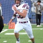 DAILY WORLD FILE PHOTO 
Montesano senior linebacker Peyton Damasiewicz, seen here in a file photo, was named to the WSFCA 1A All-State football team for the 2023 season.