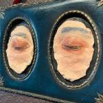 Matthew N. Wells / The Daily World
One of the more eye-popping works in Jade Blacks formal gallery area is the molding and sculpting of her eyes. Black credits Scott Hahn for molding her eyes. He did a plaster mold of my face so I could use it over and over again, Black said. He makes the molds of my eyes and then Im painting them to look real. Doesnt that creep you out just a little?