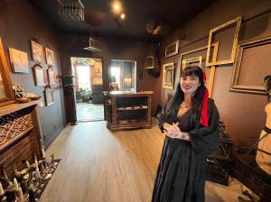 Matthew N. Wells / The Daily World
Jade Black shows off her new gallery, which can be found at 740 Point Brown Ave. NE, in Ocean Shores. The gallery will open Feb. 1.