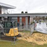 Construction work began Jan. 4 at the Summit Pacific Medical Center in Elma, where crews are first building an alternative ambulance bay that will provide emergency department access during the 26-month construction period. (Clayton Franke / The Daily World)