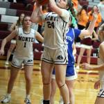 DAILY WORLD FILE PHOTO 
Montesano sophomore forward Jillie Dalan was named the 1A Evergreen League MVP after averaging a double-double this season.