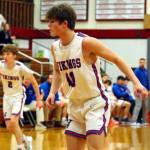 DAILY WORLD FILE PHOTO Willapa Valley sophomore Blane King (10) was named to the 1B Columbia Valley Second Team after leading the Vikings in scoring this season.