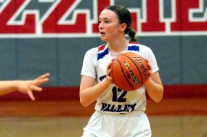 DAILY WORLD FILE PHOTO Willapa Valley guard Lauren Matlock was named to the 1B Columbia Valley All-League First Team for the 2023-24 season.