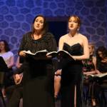 Keith Krueger
Joy Dorsch, left, and Emma Dorsch sing Handels Messiah with the Grays Harbor Opera Workshop.