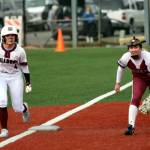 Montesanos Addi Kersker (left) and Raymond-South Bends Kassie Koski