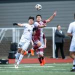 PHOTO BY FOREST WORGUM Montesano versus Wahluke at the Montesano Boys Soccer Jamboree on Friday.