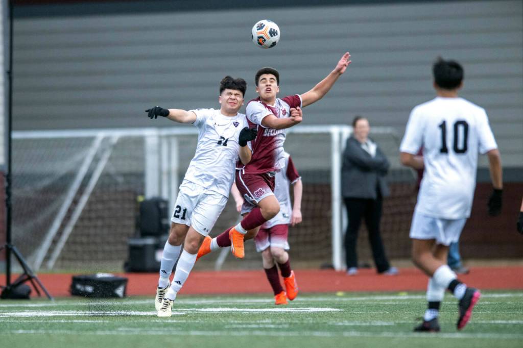 PHOTO BY FOREST WORGUM Montesano versus Wahluke at the Montesano Boys Soccer Jamboree on Friday.