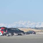 Beaches near Ocean Shores were busy on Saturday, March 16 as the warmest weather of 2024 to date provided comfortable clamming weather and clear views of the Olympic mountains. (Clayton Franke / The Daily world)