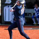 DAILY WORLD FILE PHOTO Pe Ell-Willapa Valley center fielder Lauren Matlock had six hits in a double-header sweep over Chief Leschi on Tuesday in Pe Ell.