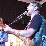 Matthew N. Wells / The Daily World
Justin Kautzman, singer and guitarist for Black Shepherd, performed live at The Loading Dock last summer. The trio, with Mike Johnson on drums and Steven Markham on trumpet and bass, will play Friday night at La Catrina Night Club  220 5th St., in Hoquiam.