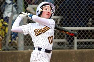 DAILY WORLD FILE PHOTO Aberdeen third baseman Britten Neals clutch two-run single lead to a 3-1 win over defending 2B champion Adna on Saturday in Auburn.