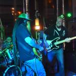 Matthew N. Wells / The Daily World
A Lien Nation, from left, drummer Johnathon Cave, guitarist and singer Chris Haley, and Casey Kunning, received praise for how tight they sounded during their set, the final of Saturday nights bill at Messy Jessys Bar and Grill. They were in perfect sync and having a blast playing, which makes it more enjoyable of an experience for everyone, said Dustin Knutson, who co-owns the venue with his wife, Messy Jessy.