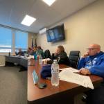 McCleary City Council talks about possible IT solutions during a meeting on Wednesday. (Michael S. Lockett / The Daily World)