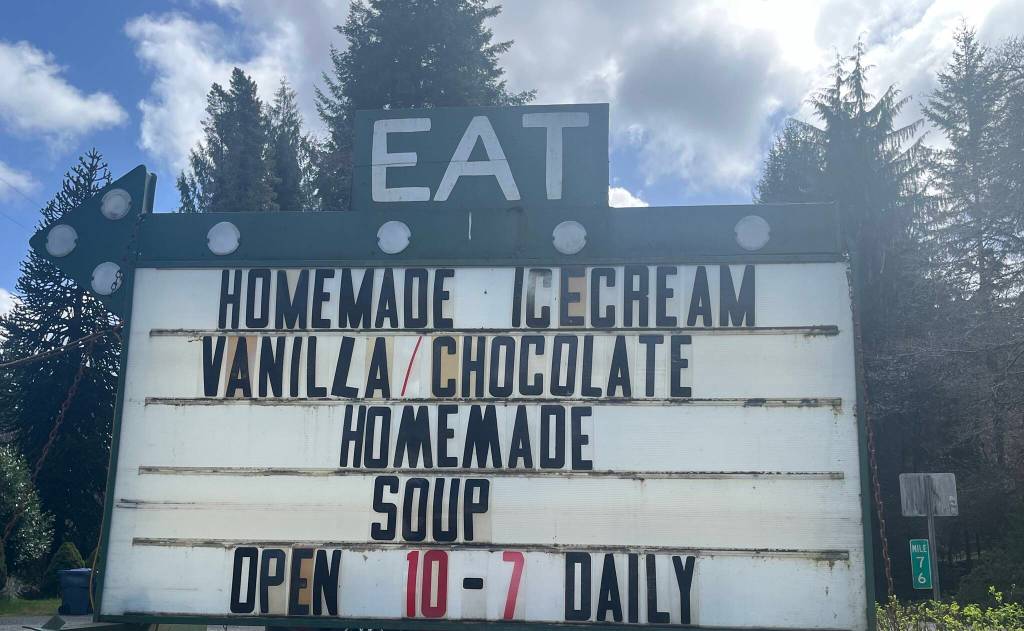 Matthew N. Wells / The Daily World
Make sure to slow down before following the simple message Eat. Clarks Restaurant  731 U.S. Highway 101, six miles south of Aberdeen in the Artic neighborhood  comes up quick on the winding, hilly highway. But if you follow the message, you probably cannot go wrong. Theres a large ordering board inside that is taller than grown adults in order to show the near countless homemade menu items available.