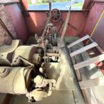 A look at the interior shows the small space the 1925 Rayonier Plymouth No. 23 locomotive allowed. Step carefully, not because of weight restrictions on this piece of machinery that took a 60-ton crane to lift, but there arent many walking lanes inside. (Matthew N. Wells / The Daily World)