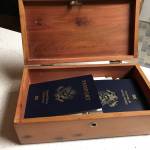 Karen's mini cedar chest. (Karen Barkstrom)