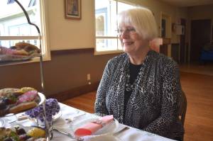 Matthew N. Wells / The Daily World
Sue Marrs, whos helped organize the Victorian Tea event at St. Andrews Episcopal Church  400 E. 1st St., in Aberdeen, speaks about what started it.