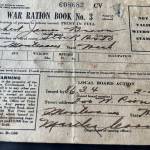 Matthew N. Wells / The Daily World
One of the treasures Connie Parson has in store for people who come to Historic Hoquiam Memories, is a war ration book. Its one of many cool finds Parson will feature this Saturday. In addition to the event at the manor, there will be a walking tour of downtown Hoquiam. The Salmonberry Band will also be playing from 1 to 3 p.m. And 7th Street Theatre will host an open house, which will take people through the 96-year-old theater.