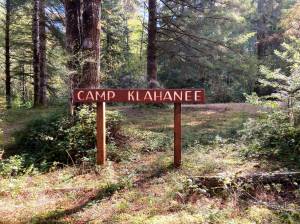 Polson Museum
The sign for Camp Klahanee, which welcomes visitors to the 80-acre camp, has been there for many many years, according to John Larson, director of Polson Museum.