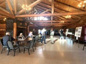 Matthew N. Wells / The Daily World
A sparse crowd showed up on Thursday night to the second open house for the North Aberdeen Bridge Project. Theres a substantial funding gap between the $23 million in grants the city received for the bridge replacement and the cost of option 2B. If (the) city is able to secure commitment for approximately $10 million additional private funding prior to the June 26, 2024 city council meeting, city staff will recommend Option 2B as (the) preferred alternative, stated one of the boards that showed information about the costs for the bridge alternatives.