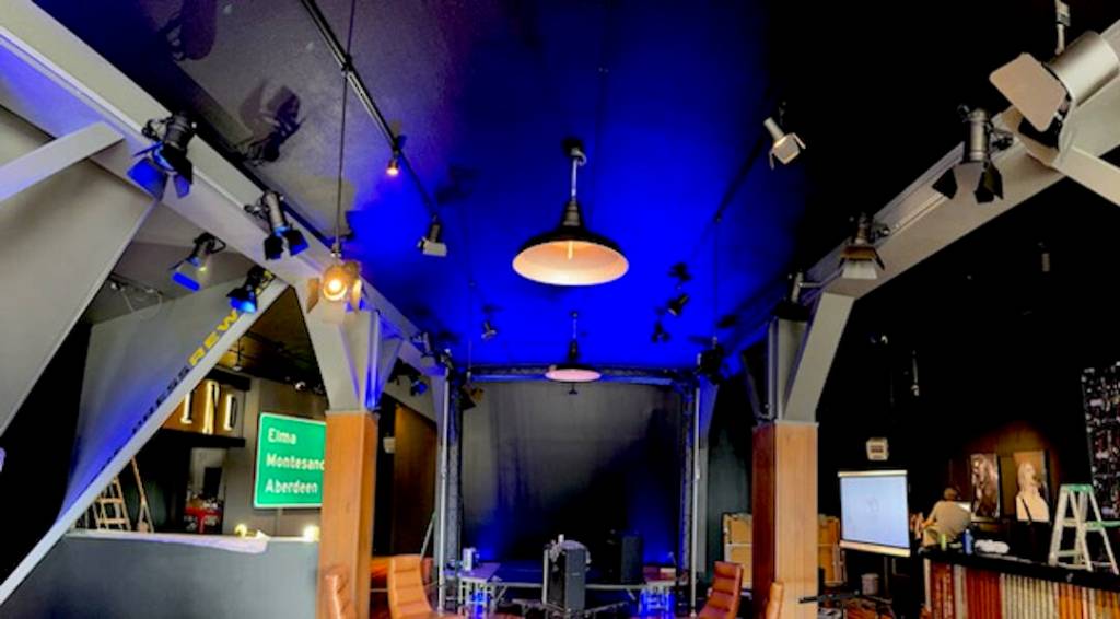 Rick Moyer of Moyer Multi Media LLC.
The bridge stage in the Unplugged space that is inside The Music Project building  121 W. Wishkah St., in downtown Aberdeen. The public will get a chance to see this space between 12:15 to 5 p.m. on Friday, which marks the second iteration of World Music Day, in Aberdeen.