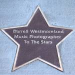 Matthew N. Wells / The Daily World
Darrell Westmorelands name was immortalized on the Aberdeen Walk of Fame on Saturday. The star, the only one to face outward of all 92 stars, is positioned in front of the sign for The Green Room. The Green Room is part of The Music Project, which is near the intersection of West Wishkah and South K Street.