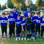 PHOTO COURTESY OF ELMA LITTLE LEAGUE The Elma 8-10 Division all-star team defeated Montesano 15-11 on Monday to advance to the District 3 Championship game against Larch Mountain at 5:30 p.m. Thursday in Olympia.