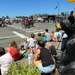 Michael S. Lockett / The Daily World
Throngs gathered on the main roads to watch the McCleary Bear Festival parade on Saturday.