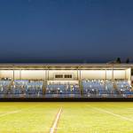 SUBMITTED GRAPHIC 
A computer-generated rendering shows what the proposed Elma High School grandstand may look like.