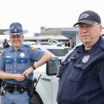 Michael S. Lockett / The Daily Worl
Washington State Patrol personnel were there to meet with residents during a National Night Out event in Ocean Shores.