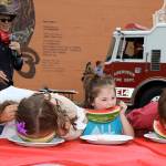 One of the highlights for Aberdeen Summerfest is the watermelon eating contest, which allows children of various age ranges to eat the sweet, juicy fruit as fast as they can. In the past, winners have received gift cards to local businesses and that only adds to the pressure on the competitors. (The Daily World file photo)