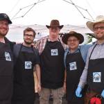 Matthew N. Wells / The Daily World
Have you heard the one about the lawyers who invaded a barbecue festival? Well, The Blue Dragon Smokers, all friends and family, won the first place prize in the chicken category at Aberdeen Summerfest on Saturday, in downtown Aberdeen. While they won some money Saturday, they were there for their love of barbecuing.