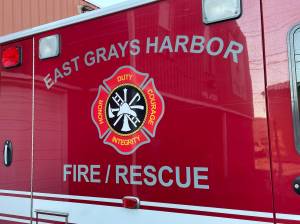East Grays Harbor Fire & Rescue responded to a fire in a motorhome in Porter on Monday. (Michael S. Lockett / The Daily World File)