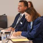 Michael S. Lockett / The Daily World
Sen. Maria Cantwell visited Wednesday, meeting economic and political figures during a round table at Grays Harbor College.