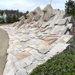 Matthew N. Wells / The Daily World
The city of Aberdeen recently cleaned up this art sculpture that sits just southeast of Preszler, Larner, Mertz, & Co., LLP., in Aberdeen. The sculpture, Breaker, was constructed in 2013.