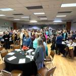 Matthew N. Wells / The Daily World
There were 133 women who signed in at Hoquiam Elks Lodge 1082 in order to participate in 100+ Harbor Women Who Cares latest event on Tuesday night. The group has raised more than $120,000 for nonprofits throughout Grays Harbor.
