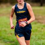 PHOTO BY ALICIA TISDALE Aberdeen sophomore Ailyn Haggard won the 5K cross-country girls race in a meet in a 2A Evergreen League meet on Wednesday in Tumwater.