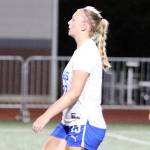 DAILY WORLD FILE PHOTO Elma senior defender Amaya Lewis, seen here in a file photo from Oct. 10, scored a goal in a 3-1 win over Tenino on Thursday in Tenino.