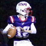 DAILY WORLD FILE PHOTO 
Pe Ell-Willapa Valley quarterback Nathan Fluke and the Titans will host Napavine in a battle of first-place teams on Friday in Menlo.