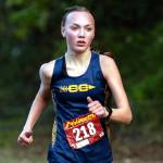 ALICIA TISDALE | ALICIATISDALE.COM Aberdeen sophomore Ailyn Haggard, seen here in a file photo, won the 2A District 4 Championship on Thursday at the Lewis River Golf Course in Woodland.