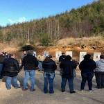Part of the Citizens Academy course includes a day at the firing range.