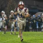 KODY CHRISTEN | THE CHRONICLE
Pe Ell-Willapa Valley senior lineman Kannyon Clements, seen here in a file photo from Oct. 31, was named to the 2B Central-West League First Team offensive line for the 2024 season.